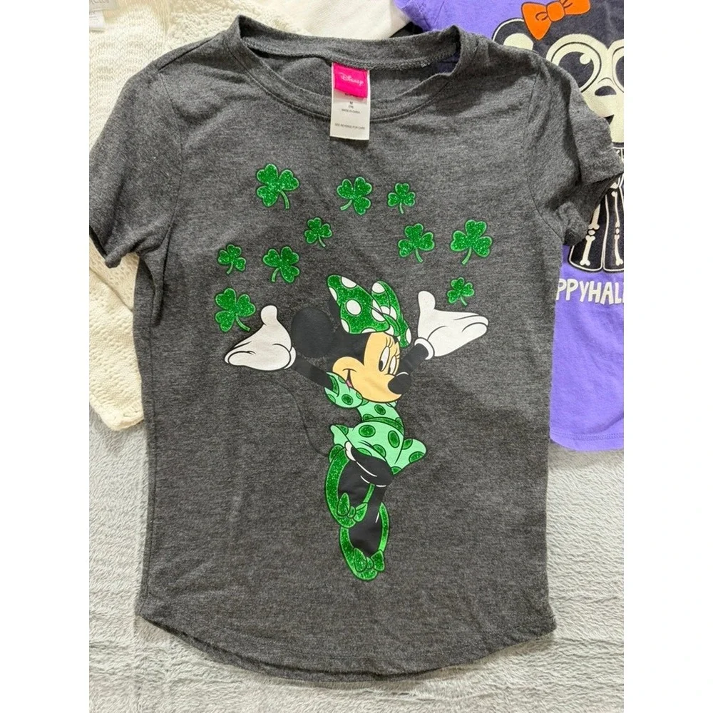 Girls‎ Clothing Bundle Disney Minnie Justice Halloween St Patricks Day Size 6-8